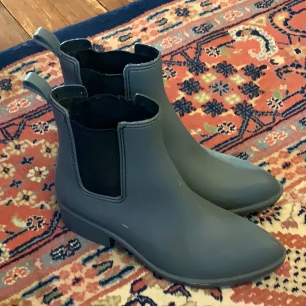 Jeffrey Campbell Stormy Rain Boots - Gray Size 7